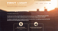 Desktop Screenshot of firstlightrentals.com